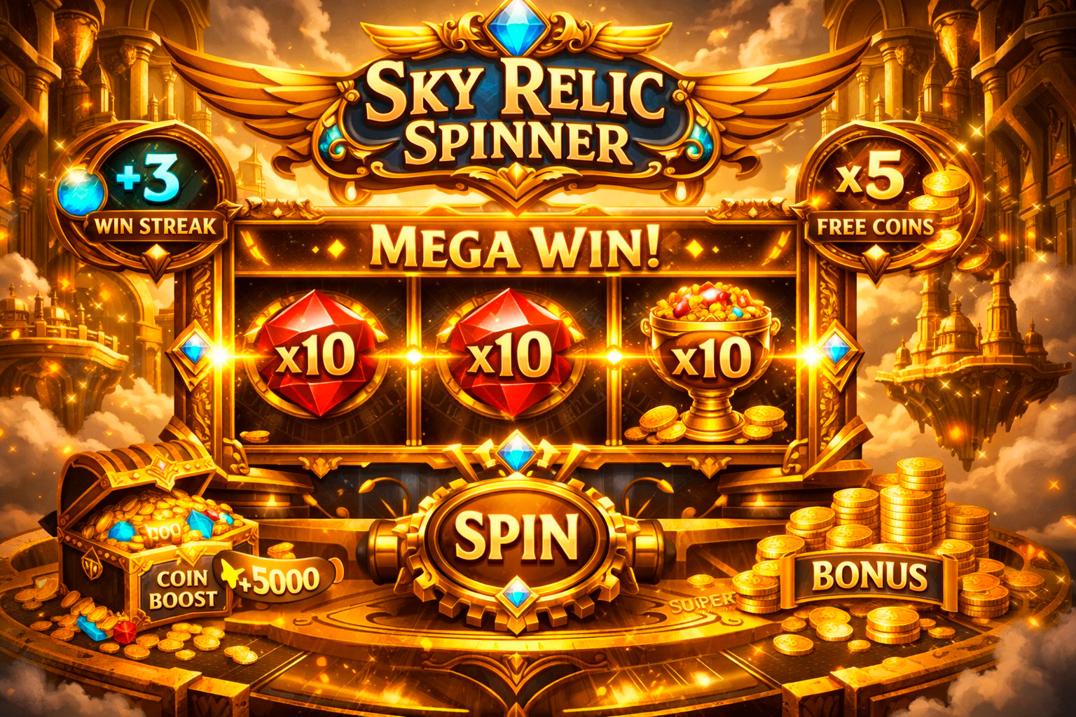 Sky Relic Spinner game artwork